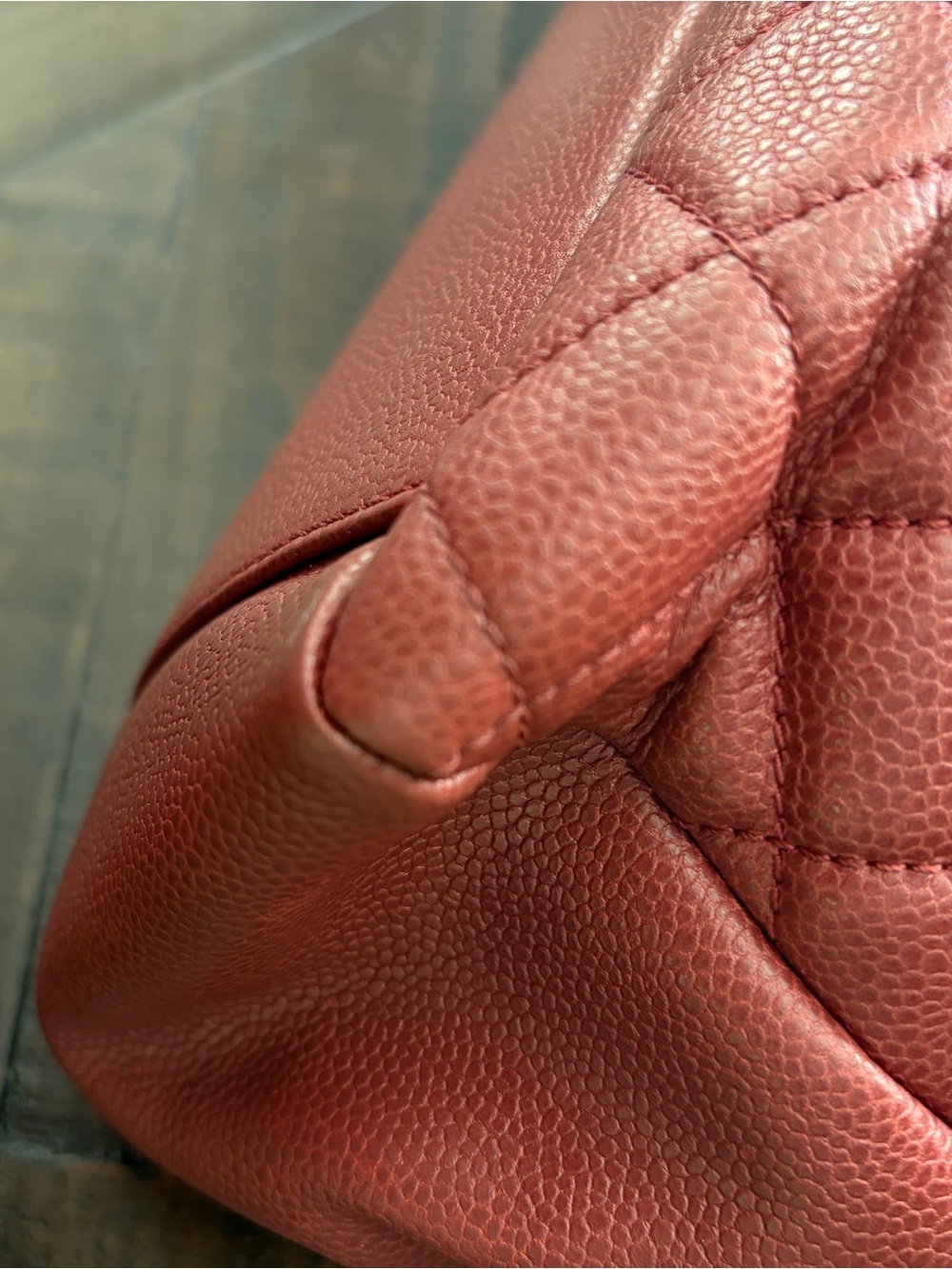 Chanel Pink Quilted Leather Tote Bag - Picture 6 of 14